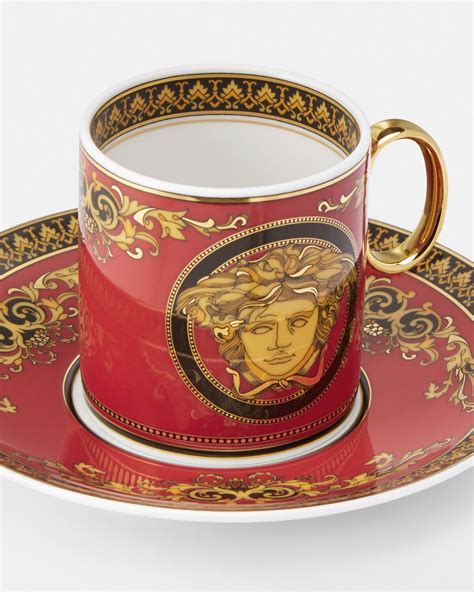 Medusa Red Coffee Set Print 